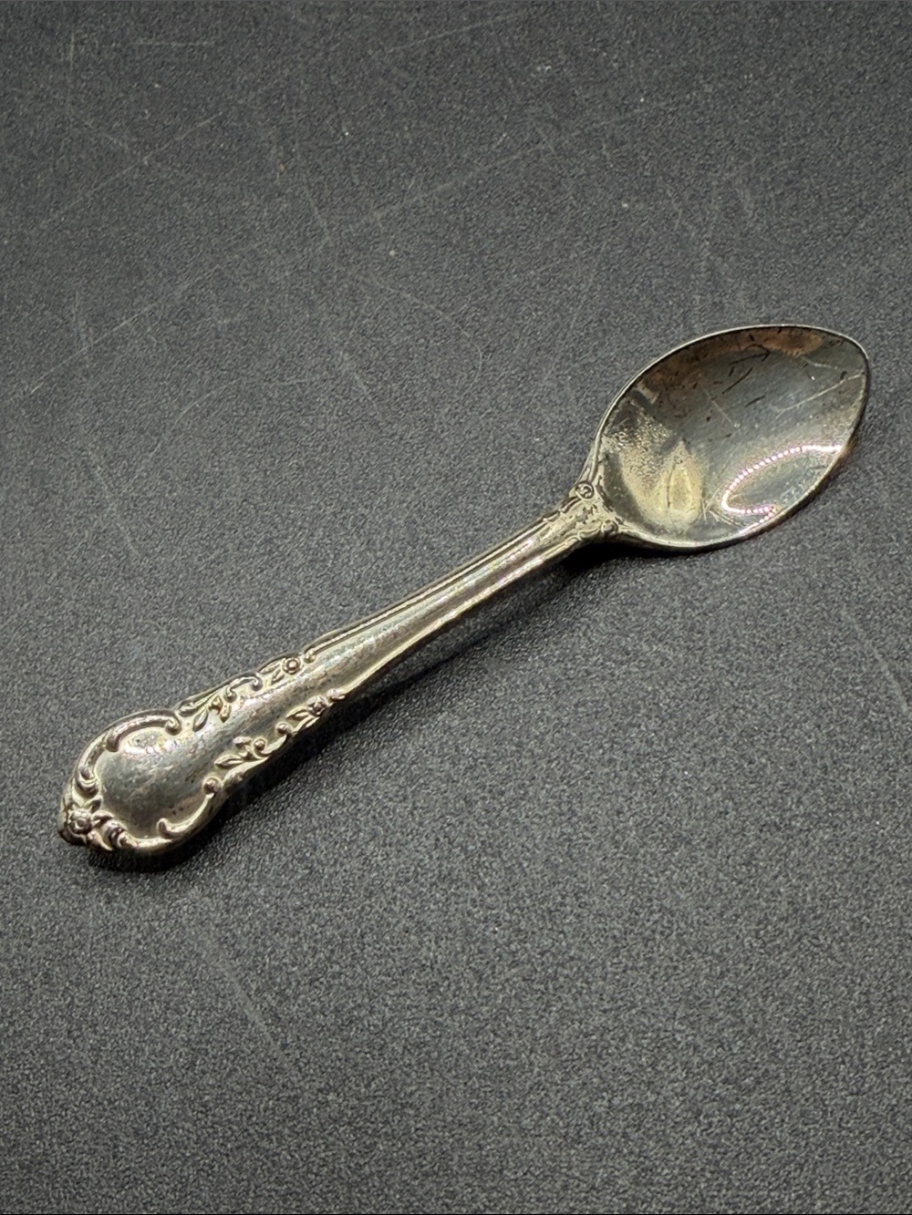SB Sterling Silver Vintage Spoon Utensil Flatware Brooch Pin Jewelry